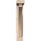 Ekena Millwork Thorton Block Smooth Bracket w/ Offset Brace, Douglas Fir, 3 1/2"W x 16"D x 20"H BKT0402X16X20THR05SDF - alternate 3